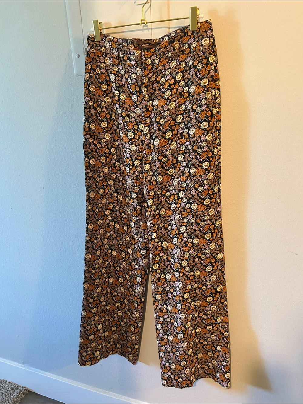 Scotch & Soda Multi Floral Wide-Leg Pants